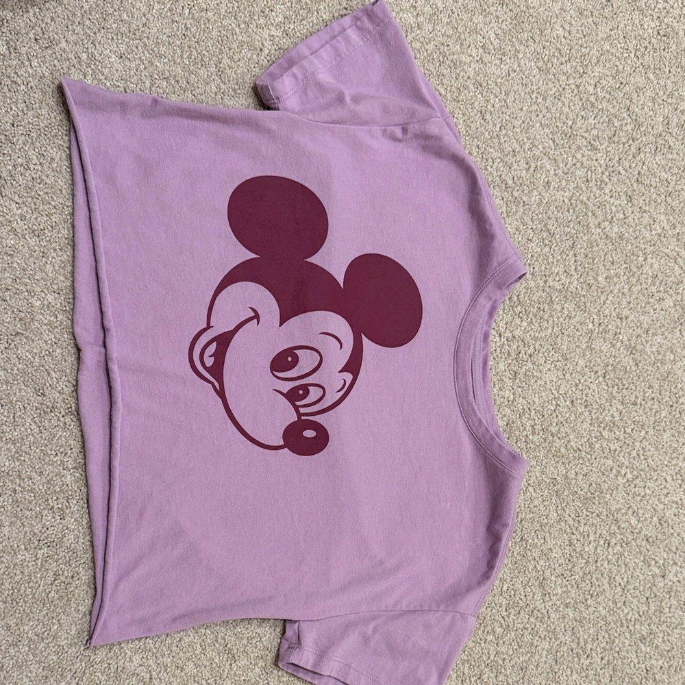 Disney Kids Lavender Mickey Mouse Tee